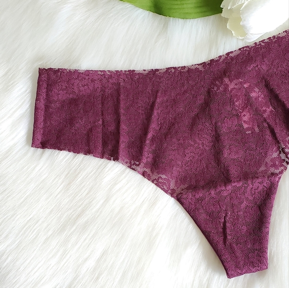 Victoria's Secret Pink Thong Panty Size L ♥️ - Picture 4 of 7
